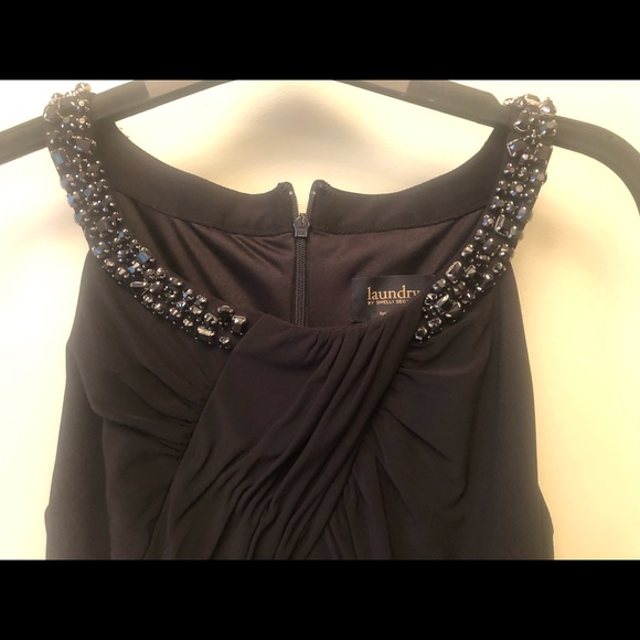 Black Floor length gown Laundry by Shelli Segal - Picture 2 of 6